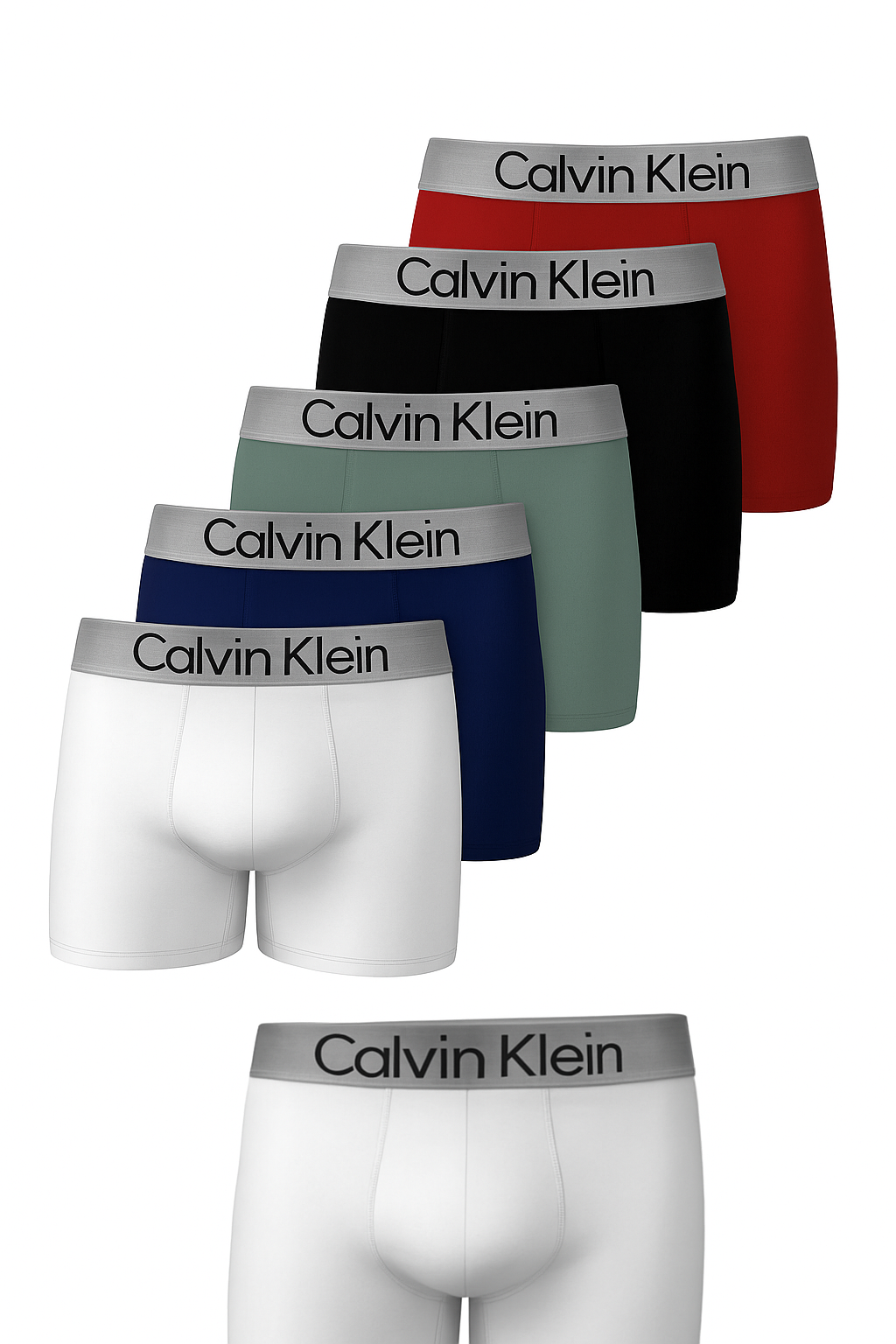 KIT TENIS UNISEX AD FUERZA + 6 CALZONCILLOS BÓXER CK + 6 PARES DE MEDIAS 🎁