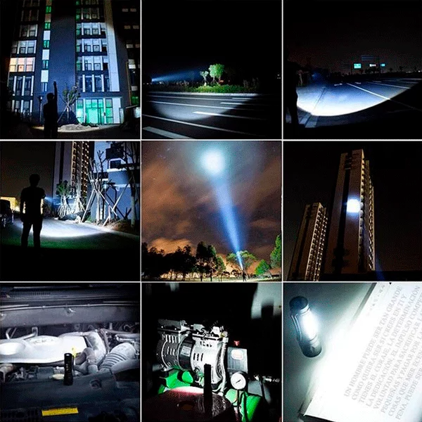 Telescopio Portátil 500x Estrella + Linterna Táctica TitaniumPro de regalo 🎁