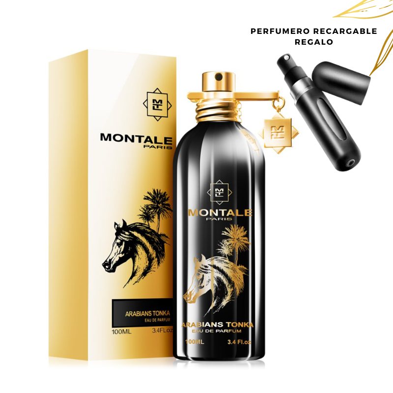Kit de 4 Perfumes Importados - Lattafa Asad | Montale Tonka | Khamrah | Scandal (100ml) + 4 Perfumeros de Regalo