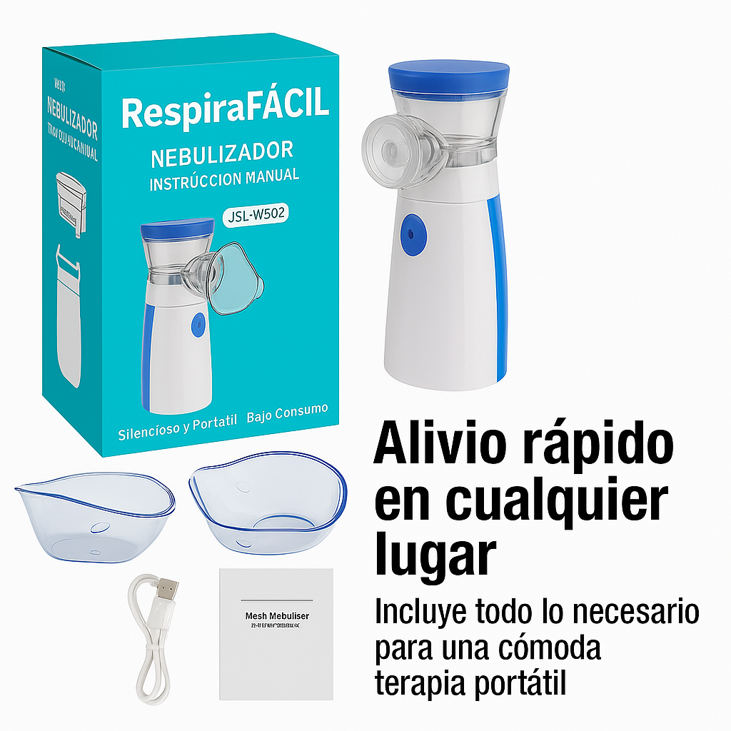 [COMPRA 1 Y LLEVA 2] Nebulizador Portátil - RespiraFÁCIL 🎁👶