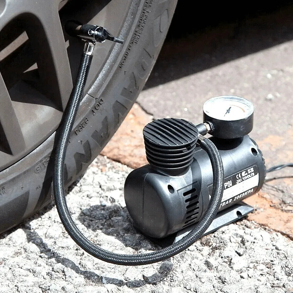 Mini Compresor de Aire Portátil para Auto – Infla tu llanta en segundos 🛞🎁