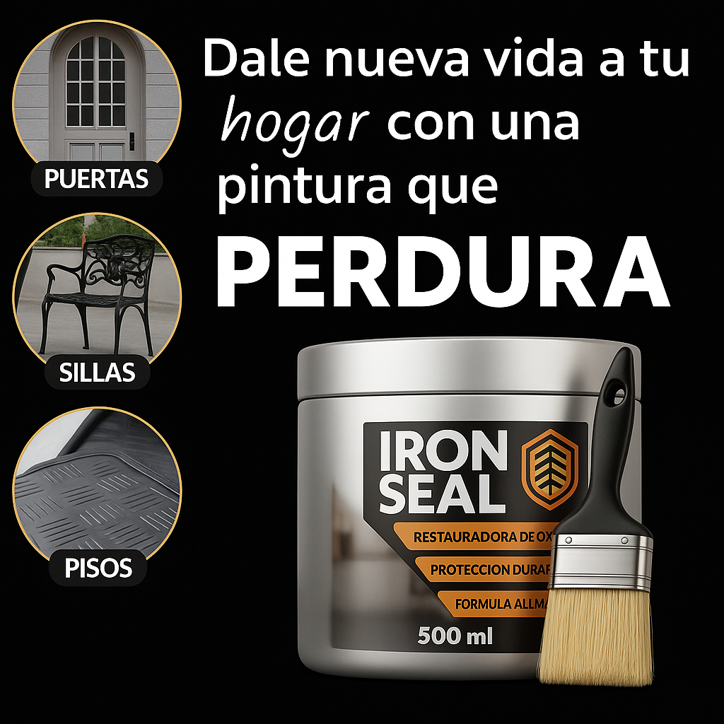 ¡LLEVATE 3 PAGANDO SOLO 1! IRON SEAL – CHAO ÓXIDO EN SEGUNDOS CON TECNOLOGÍA ALEMANA 🔥